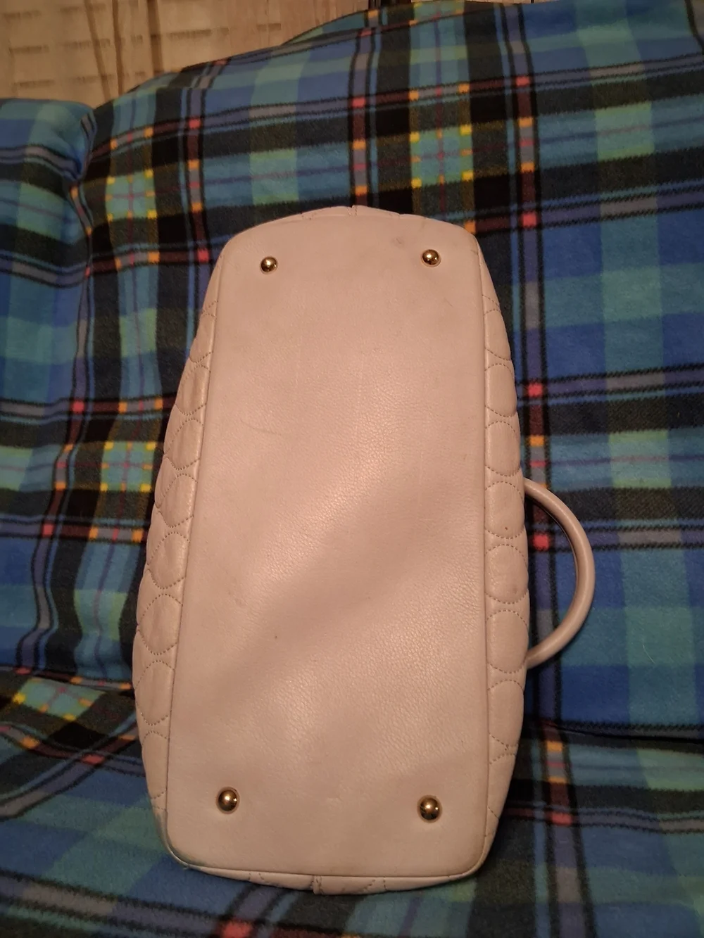 Vera Bradley Quilted Leather Satchel - Pale Pink